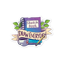 Load image into Gallery viewer, Sketchbook Draw Everyday Sticker