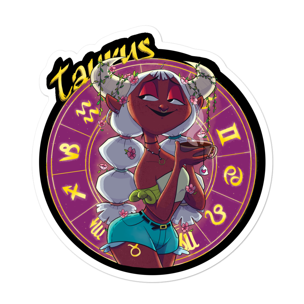 Zodiac Sign Taurus Sticker