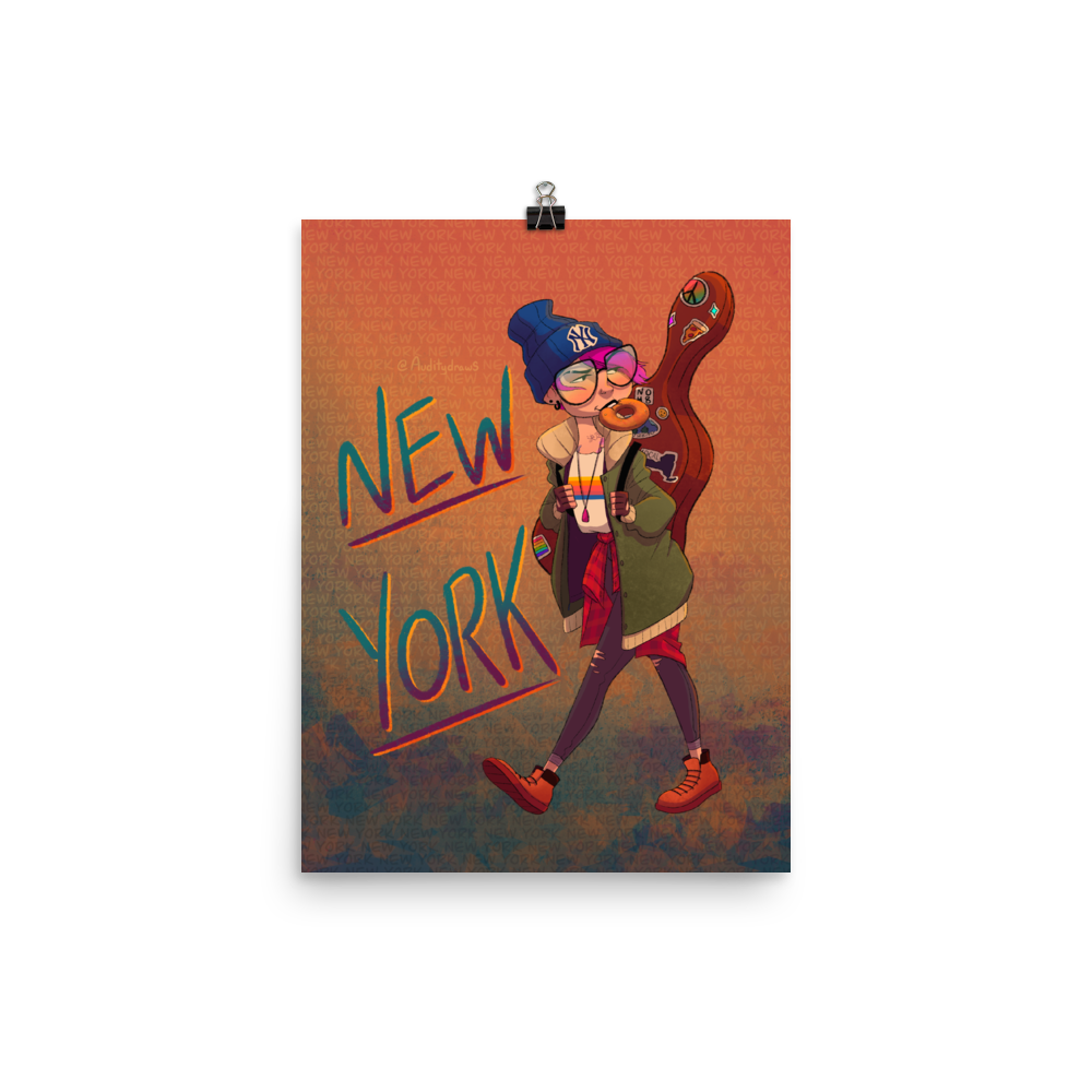 New York Poster – AudityDraws