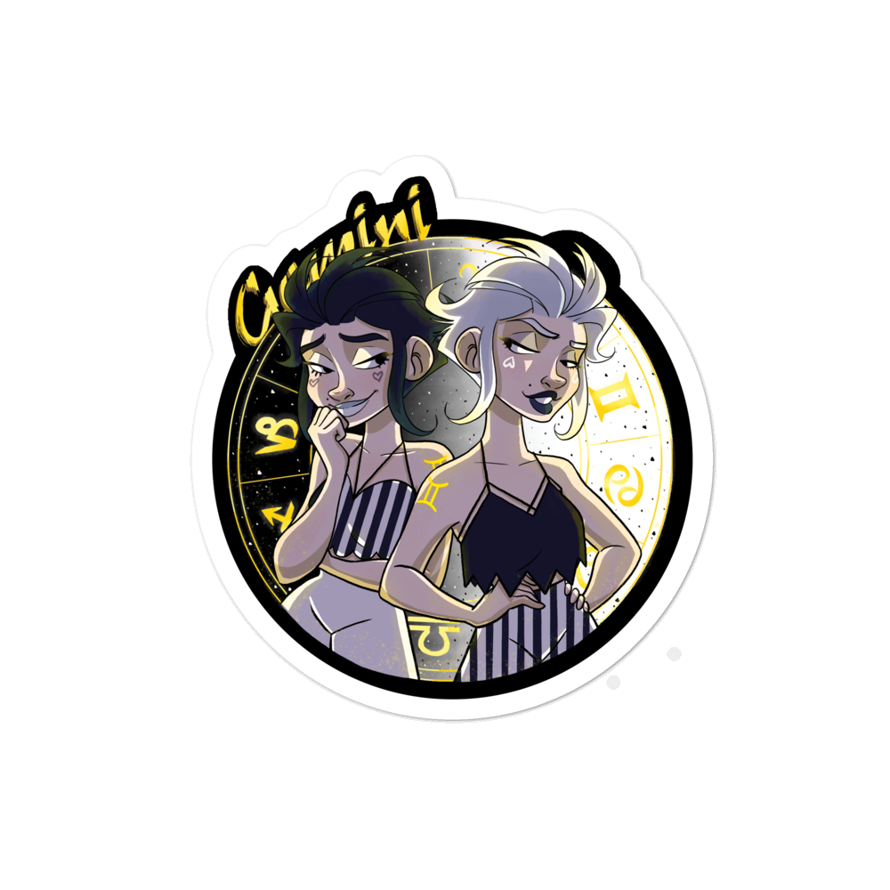 Zodiac Sign Gemini Sticker